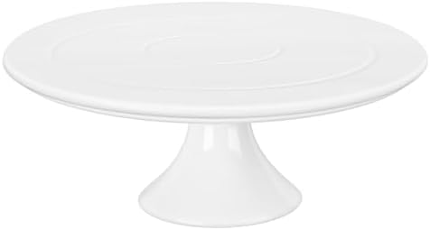 Kootek White Cake Stand 10x10 Inches Porcelain