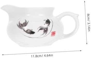 Ceramic Milk Pitcher for Coffee Bar Multi-Use Creamer Jug