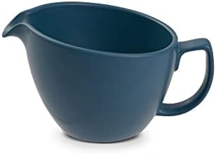 Nambe Aurora Blue Orbit Cream Pitcher