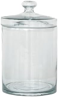 Clear Classic Glass Jar with Lid 7 Cup