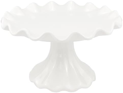 White Ceramic Cake Stand - 55 Inch Elegant Serving Display