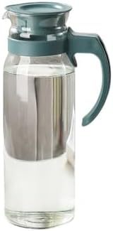 1400ml Glass Water Kettle With Handle And Lid