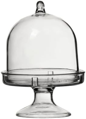 12 Pack Clear Cake Stand with Lid for Desserts
