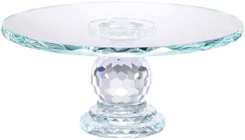 Uten Crystal Glass Cake Stand 11 Inch Elegant Display