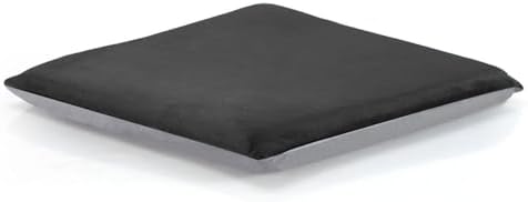 Augld Square Chair Seat Cushion Memory Foam 18x18 in Black