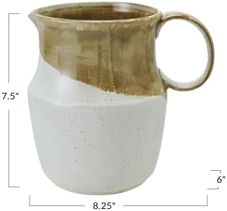 Bloomingville 25 Quart Stoneware Pitcher with Reactive Glaze