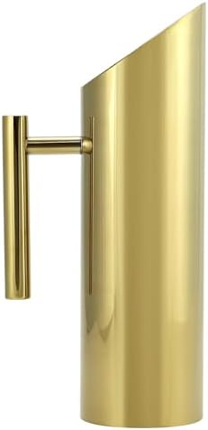 QWORK Gold-Copper Plated Stainless Steel Water Pitcher 53oz