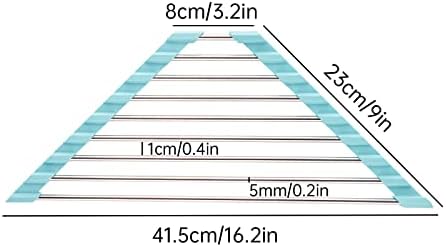 Tomorotec Green Triangle Roll-Up Dish Drying Rack for Sink