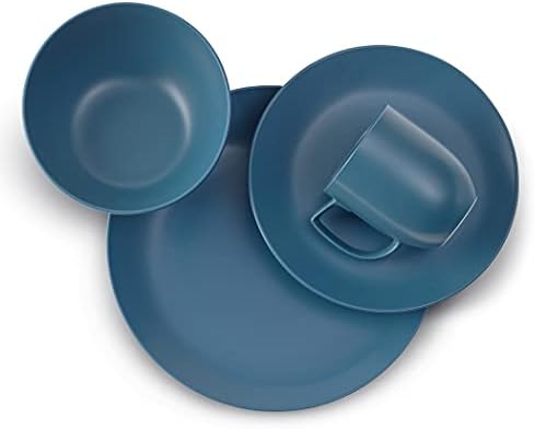 Nambe Aurora Blue Orbit Cream Pitcher