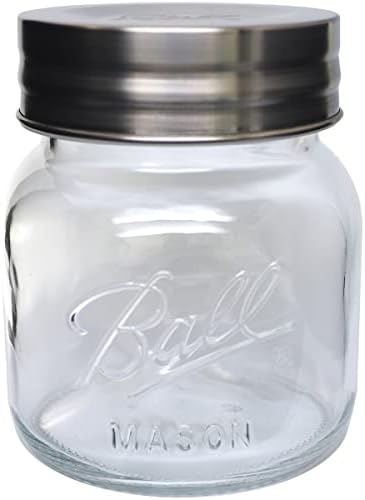 Ball Wide Mouth Storage Jar Half Gallon Clear