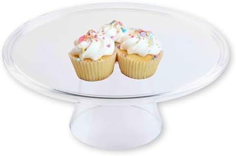 Tablecraft 11885 Clear Round Cake Stand 13 Inch