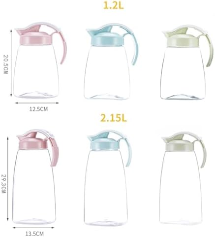 Large Pink Plastic Heat Resistant Water Jug for Home Use