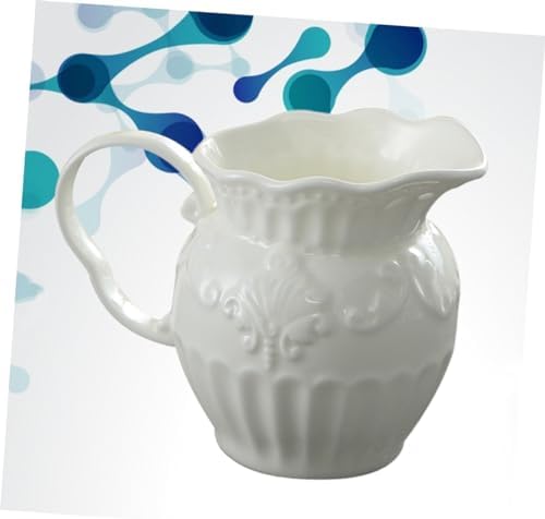 STOBAZA Baroque Style Ceramic Milk Jug Coffee Pot
