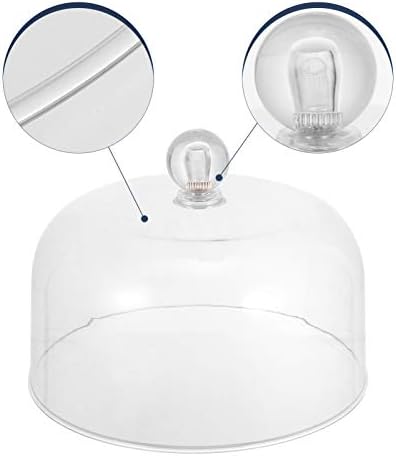Cabilock Plastic Cake Dome Cover Round Stand Display