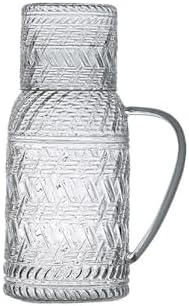 11L Clear Glass Beverage Pitcher with Lid