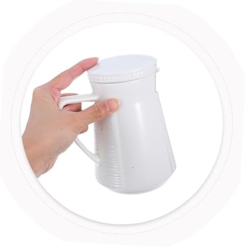 Large Capacity Ceramic Cold Water Pitcher with Elegant Lid