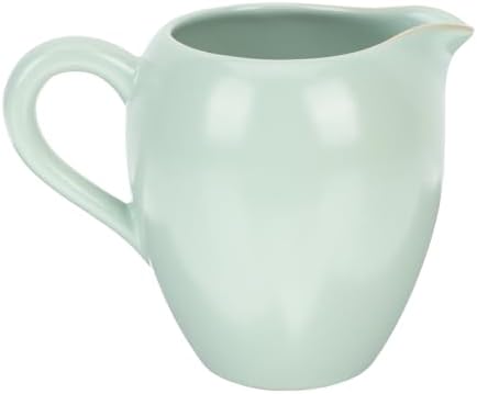 STOBAZA Ceramic Pitcher with Handle for Coffee and Syrup