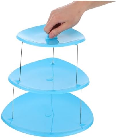 Luxshiny 3-Tier Foldable Dessert Stand for Parties