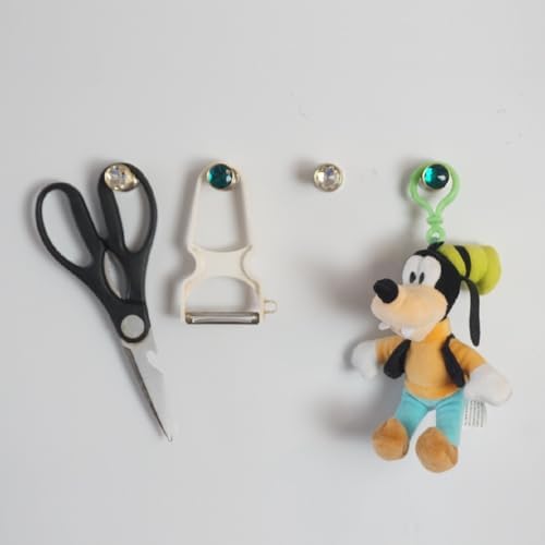 4 PCS Magnetic Hooks for Front Door and Fridge