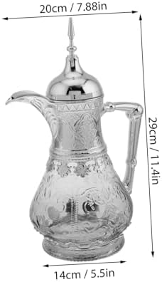 Turkish Arabic Glass Pitcher Lid for Hot and Cold Drinks