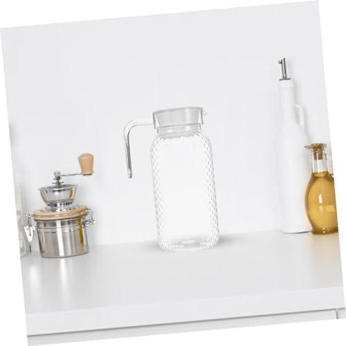 FUNOMOCYA Acrylic Cold Water Pitcher Lid Reusable Juice Jug