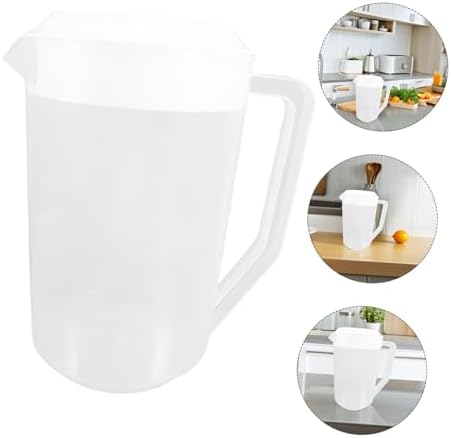 Large Capacity Plastic Pitcher for Fridge Hot Cold Beverages