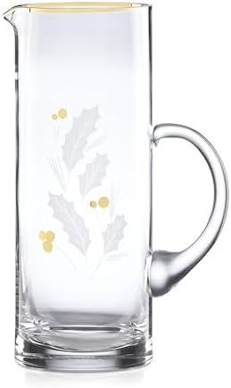 Lenox 886860 Holiday Gold Pitcher Christmas Theme
