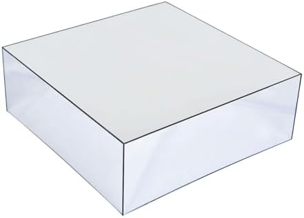Efavormart 14x14 Silver Acrylic Cake Box Stand