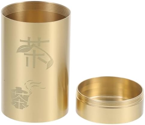 Cabilock Brass Tea Canister with Lid