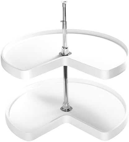 Rev-A-Shelf 28 Inch Kidney Shaped Lazy Susan Organizer