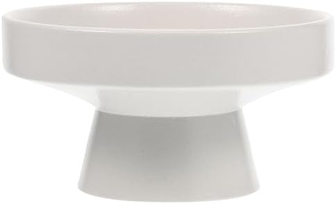 DOITOOL Ceramic Footed Bowl 5 Inch White