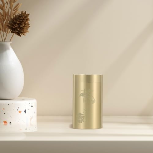 Cabilock Brass Tea Canister with Lid
