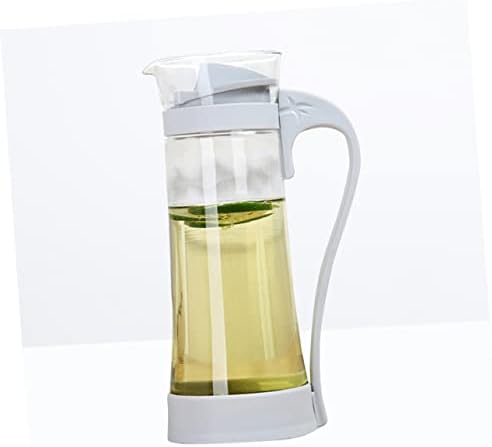1200ml Glass Cold Water Jug with Lid Reusable Pitcher