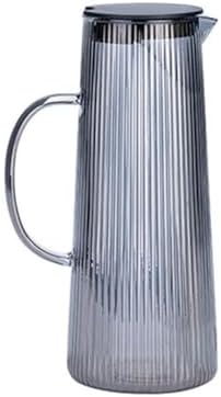 Cold Kettle Glass Jug with Vertical Stripes