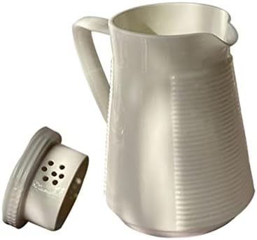 Large Capacity Ceramic Cold Water Pitcher with Elegant Lid