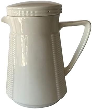 STOBAZA Ceramic Heat Resistant Pitcher with Lid