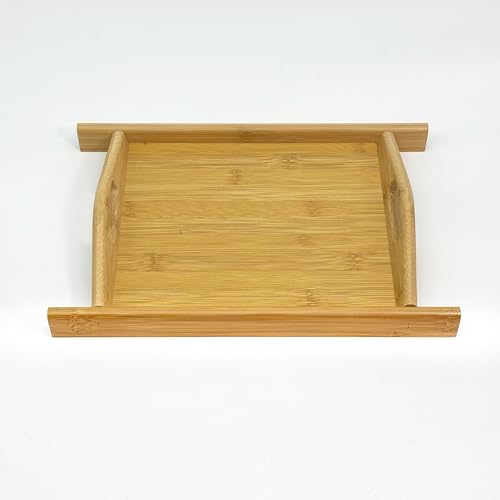 Bam Boo Natural Bamboo Serving Tray with Handles