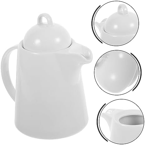 Large Capacity Ceramic Cold Kettle with Lid and Handle