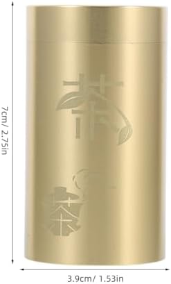 Cabilock Brass Tea Canister with Lid