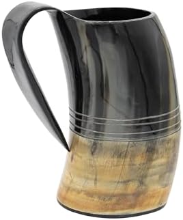 Creative Co-Op 45-Ounce Natural Horn Pitcher