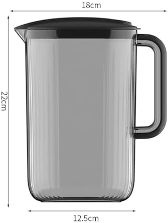 Cold Water Pitcher 2200ml Heat Resistant Cold Brew Jug with Handle