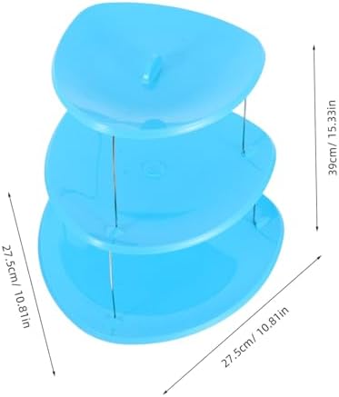 Luxshiny 3-Tier Foldable Dessert Stand for Parties