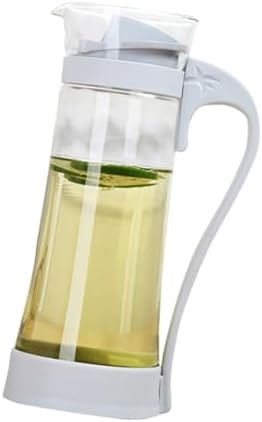 1200ml Glass Cold Water Jug with Lid Reusable Pitcher