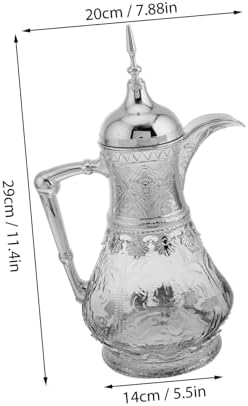 STOBAZA Glass Cold Water Pitcher with Handle