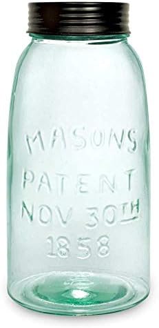 Colonial Tin Works Half Gallon Mason Jar with Lid
