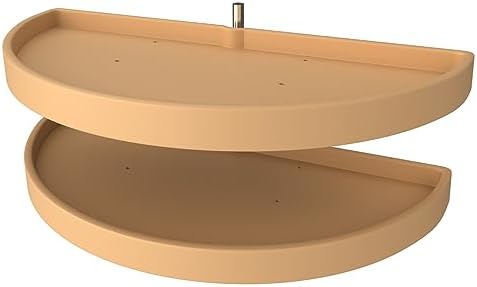 Rev-A-Shelf 39 in Polymer Two-Tier Lazy Susan Almond