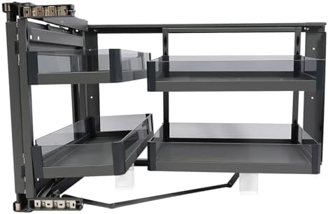 Cubellin Blind Corner Cabinet 2 Tiers Pull Out Organizer