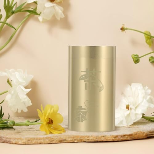 Cabilock Brass Tea Canister with Lid