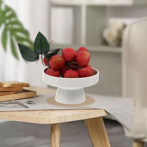 DOITOOL Ceramic Footed Bowl 5 Inch White