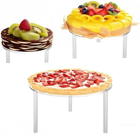 HESIN 3 Tier Acrylic Cake Display Stand Set